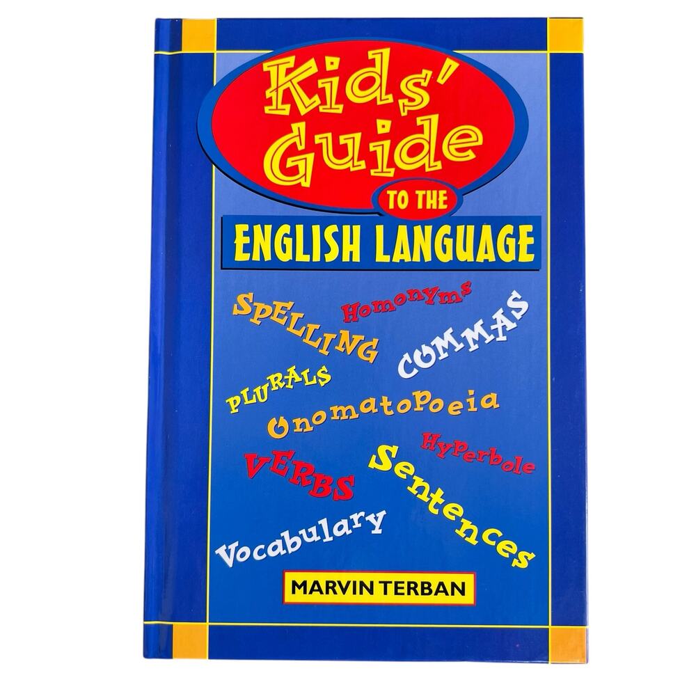Kid's Guide to the English Language Book Hardcover M. Terban Children Education